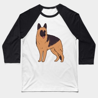 german shepherd dog drawing Baseball T-Shirt